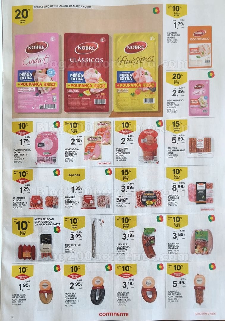 Antevisão Folheto CONTINENTE Promoções de 7 a 13 julho